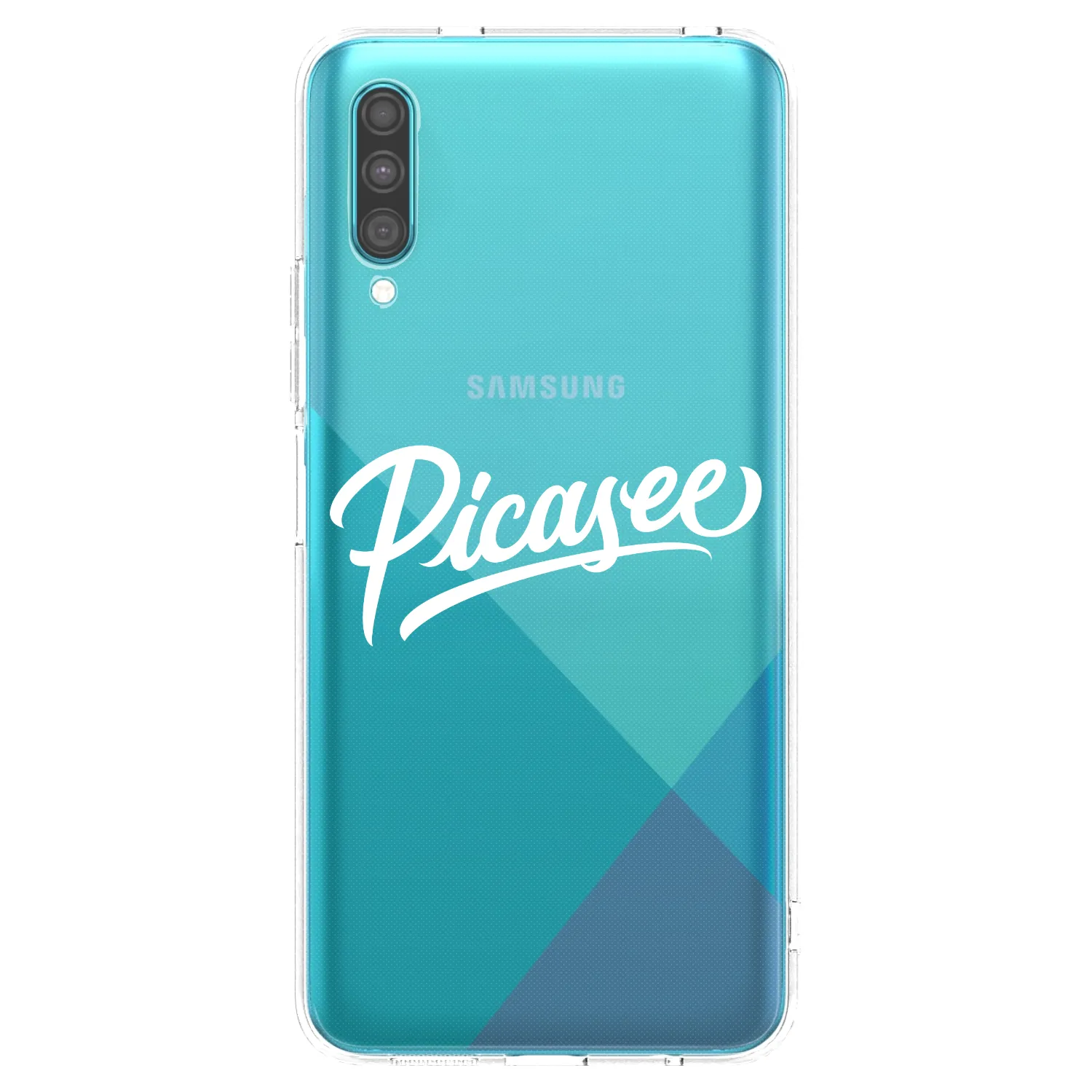 Picasee husă transparentă din silicon pentru Samsung Galaxy A30s A307F - Picasee - old logo - white