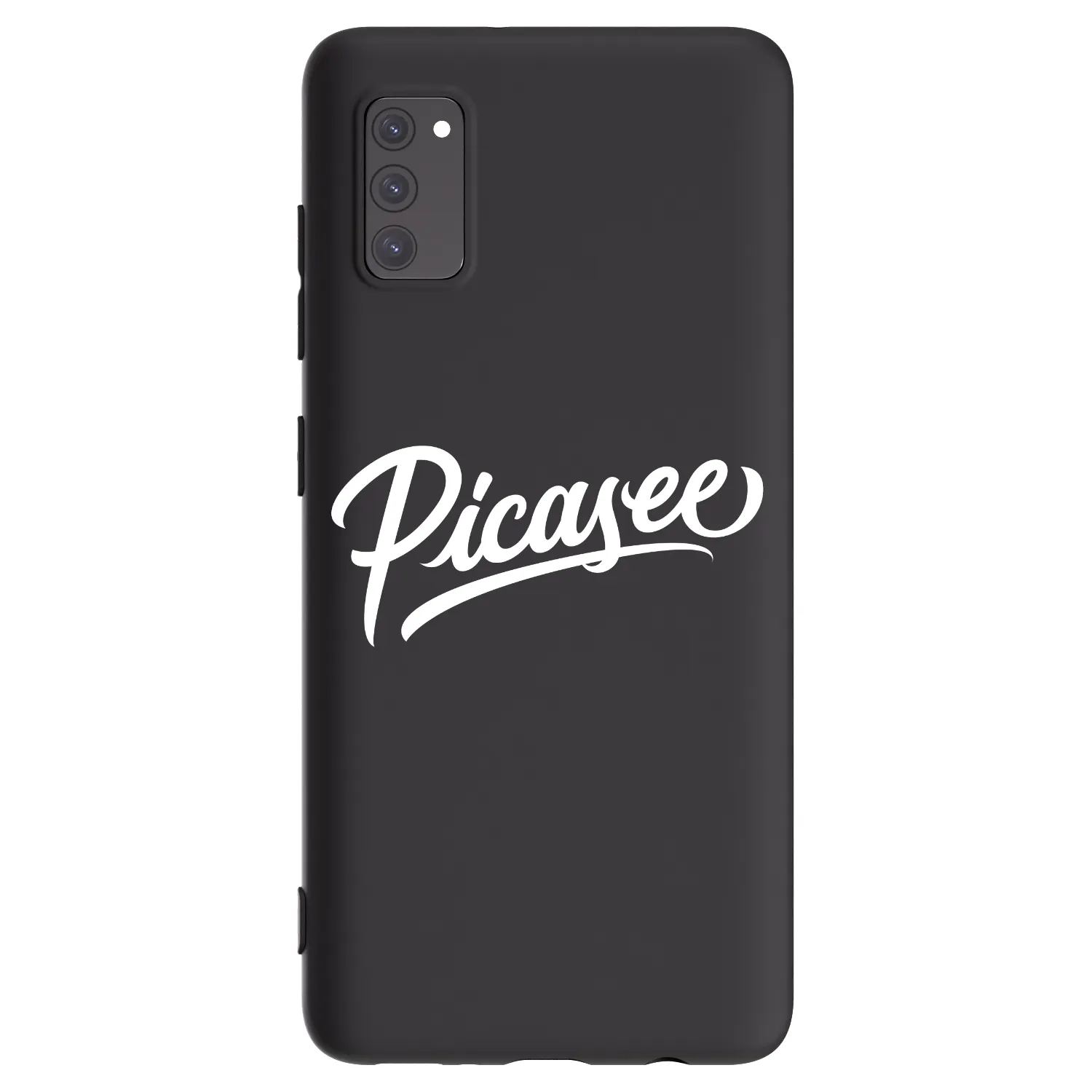 Picasee husă neagră din silicon pentru Samsung Galaxy A41 A415F - Picasee - old logo - white
