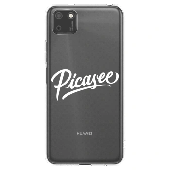 Picasee husă transparentă din silicon pentru Huawei Y5P - Picasee - old logo - white