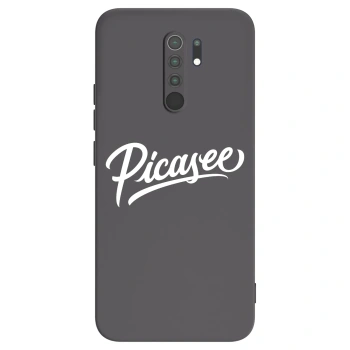 Picasee husă neagră din silicon pentru Xiaomi Redmi 9 - Picasee - old logo - white