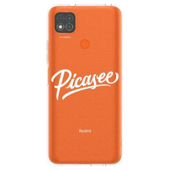 Picasee husă transparentă din silicon pentru Xiaomi Redmi 9C - Picasee - old logo - white