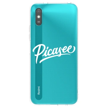 Picasee husă transparentă din silicon pentru Xiaomi Redmi 9A - Picasee - old logo - white