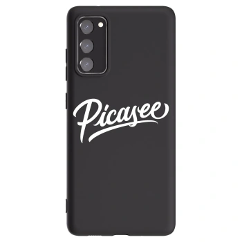 Picasee husă neagră din silicon pentru Samsung Galaxy S20 FE - Picasee - old logo - white