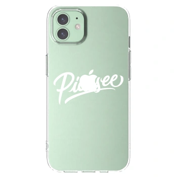 Picasee husă transparentă din silicon pentru Apple iPhone 12 Pro - Picasee - old logo - white