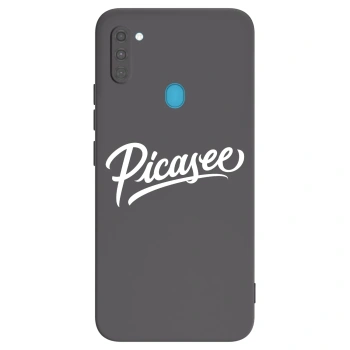 Husă pentru Samsung Galaxy M11 - Picasee - old logo - white