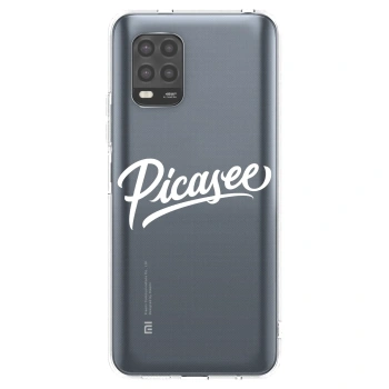 Picasee husă transparentă din silicon pentru Xiaomi Mi 10 Lite - Picasee - old logo - white