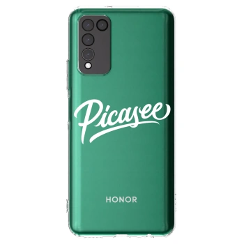 Picasee husă transparentă din silicon pentru Honor 10X Lite - Picasee - old logo - white