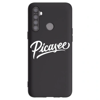 Picasee husă neagră din silicon pentru Realme 6i - Picasee - old logo - white