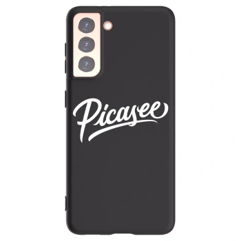 Picasee husă neagră din silicon pentru Samsung Galaxy S21 5G G991B - Picasee - old logo - white