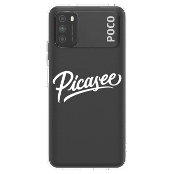 Picasee husă transparentă din silicon pentru Xiaomi Poco M3 - Picasee - old logo - white