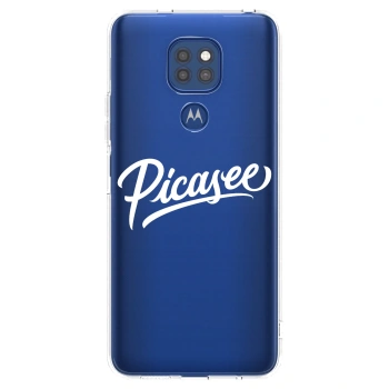 Picasee husă transparentă din silicon pentru Motorola Moto G9 Play - Picasee - old logo - white