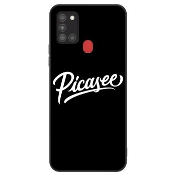 Husă pentru Samsung Galaxy A21s - Picasee - old logo - white