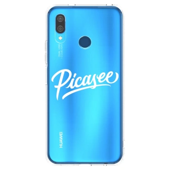 Picasee husă transparentă din silicon pentru Huawei P20 Lite - Picasee - old logo - white