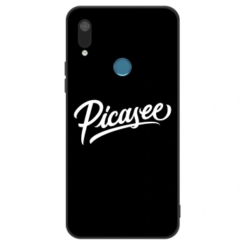 Husă pentru Huawei Y7 2019 - Picasee - old logo - white