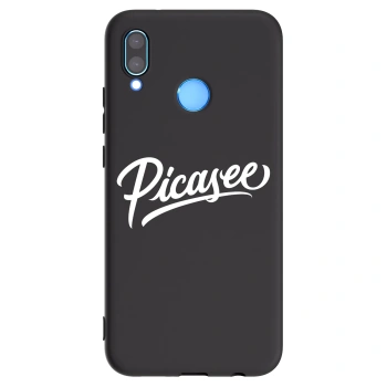 Picasee husă neagră din silicon pentru Huawei P20 Lite - Picasee - old logo - white