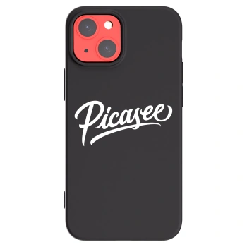 Picasee husă neagră din silicon pentru Apple iPhone 13 mini - Picasee - old logo - white