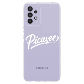Picasee husă transparentă din silicon pentru Samsung Galaxy A32 4G SM-A325F - Picasee - old logo - white