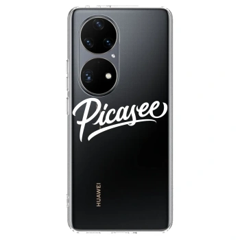 Husă pentru Huawei P50 - Picasee - old logo - white