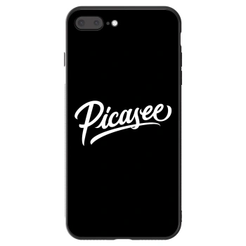 Husă pentru Apple iPhone 8 Plus - Picasee - old logo - white