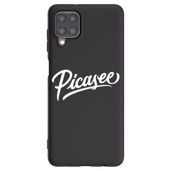 Picasee husă neagră din silicon pentru Samsung Galaxy M12 M127F - Picasee - old logo - white