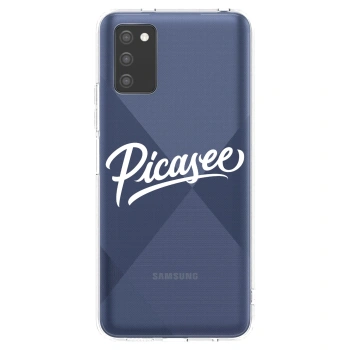 Picasee husă transparentă din silicon pentru Samsung Galaxy A02s A025G - Picasee - old logo - white