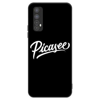 Husă pentru Realme 7 - Picasee - old logo - white