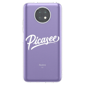 Picasee husă transparentă din silicon pentru Xiaomi Redmi Note 9T - Picasee - old logo - white