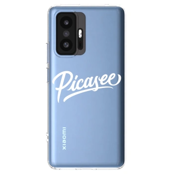 Picasee husă transparentă din silicon pentru Xiaomi 11T - Picasee - old logo - white
