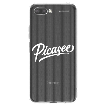 Husă pentru Honor 10 - Picasee - old logo - white