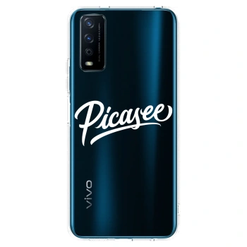 Picasee husă transparentă din silicon pentru Vivo Y11s - Picasee - old logo - white