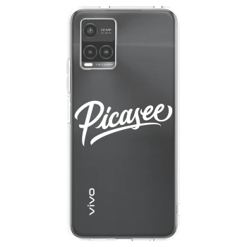 Picasee husă transparentă din silicon pentru Vivo Y33s - Picasee - old logo - white