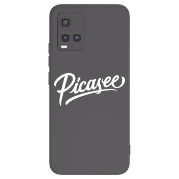 Picasee husă neagră din silicon pentru Vivo Y33s - Picasee - old logo - white
