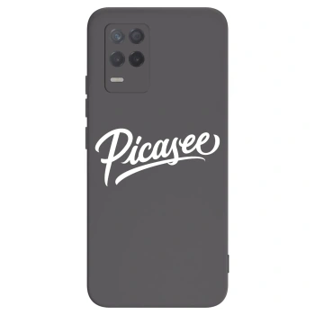 Picasee husă neagră din silicon pentru Realme 8 5G - Picasee - old logo - white