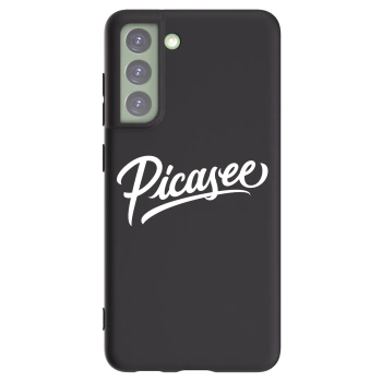 Picasee husă neagră din silicon pentru Samsung Galaxy S21 FE 5G - Picasee - old logo - white