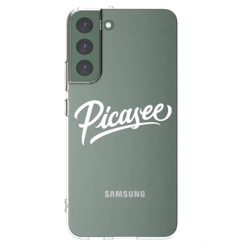 Picasee husă transparentă din silicon pentru Samsung Galaxy S22+ 5G - Picasee - old logo - white