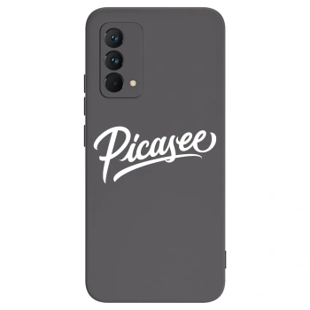 Picasee husă neagră din silicon pentru Realme GT Master Edition 5G - Picasee - old logo - white