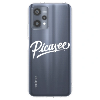 Picasee husă transparentă din silicon pentru Realme 9 Pro 5G - Picasee - old logo - white