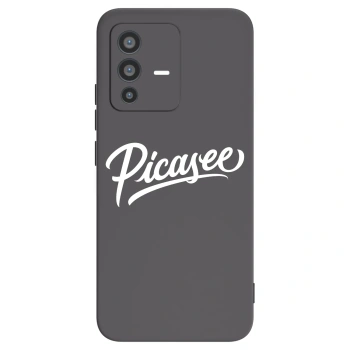 Picasee husă neagră din silicon pentru Vivo V23 5G - Picasee - old logo - white