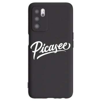 Picasee husă neagră din silicon pentru OPPO A16s - Picasee - old logo - white