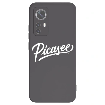 Picasee husă neagră din silicon pentru Xiaomi 12X - Picasee - old logo - white