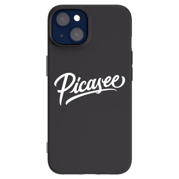 Picasee husă neagră din silicon pentru Apple iPhone 14 - Picasee - old logo - white