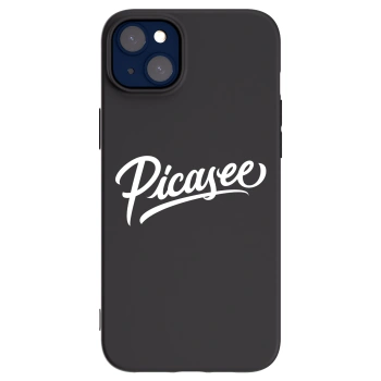 Picasee husă neagră din silicon pentru Apple iPhone 14 Plus - Picasee - old logo - white