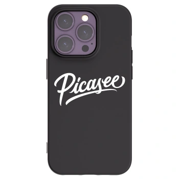Picasee husă neagră din silicon pentru Apple iPhone 14 Pro - Picasee - old logo - white