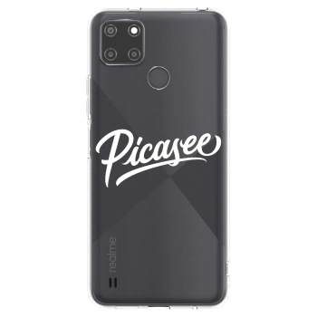 Picasee husă transparentă din silicon pentru Realme C21Y - Picasee - old logo - white