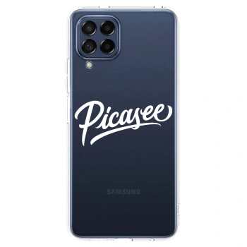 Picasee husă transparentă din silicon pentru Samsung Galaxy M53 5G - Picasee - old logo - white