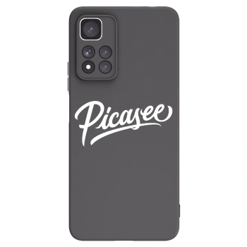 Picasee husă neagră din silicon pentru Xiaomi Redmi Note 11 Pro+ 5G - Picasee - old logo - white