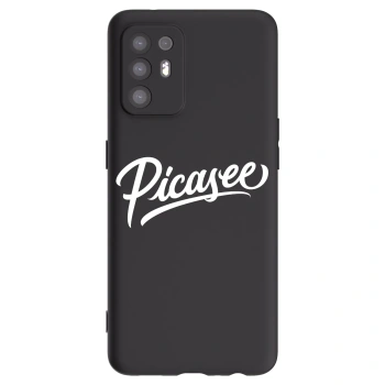 Picasee husă neagră din silicon pentru OPPO A94 5G - Picasee - old logo - white