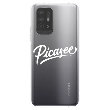 Picasee husă transparentă din silicon pentru OPPO A94 5G - Picasee - old logo - white