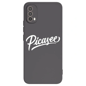Husă pentru Motorola Moto E40 - Picasee - old logo - white