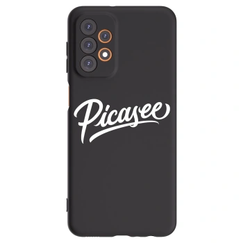 Picasee husă neagră din silicon pentru Samsung Galaxy A23 A235F 4G - Picasee - old logo - white